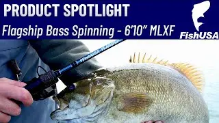 FishUSA Flagship Bass Spinning Rod - 6'10