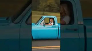 1984 square body Chevy C10 Silverado on the road