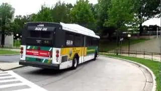 Ride-On 2000 Orion V CNG #005819 Takeoff @ Shady Grove Station