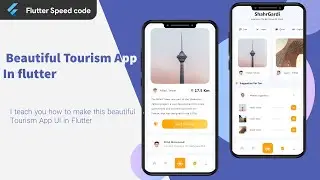 Tourism App in Flutter | Flutter UI | Speed Code