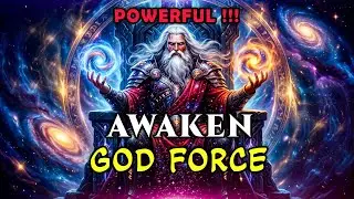 🔥AWAKEN The GOD ENERGY FORCE 12000Hz 55Hz 1.618Hz DMT Kundalini Activation Music | Binaural Beats