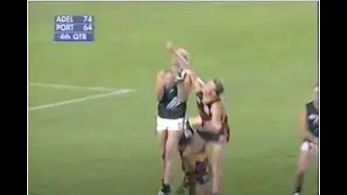 Gavin Wanganeen and Chad Cornes Heroics Port Adelaide Power