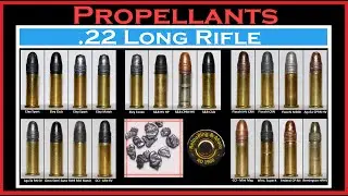 .22LR Propellants - (From Sellier, Eley, CCI, Fiocchi, Aguila, Geco, Federal, Remington, Winchester)