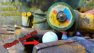 What's Inside the Golf ball 🤔😶|| Golf ball നു ഉള്ളിൽ എന്താണ്