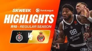 THE VOLCANO AWAKENS IN BELGRADE 🌋 - Partizan Belgrade vs AS Monaco - EuroLeague Highlights R10