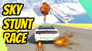 GTA 5 ONLINE | Sky Stunt Race Jumps