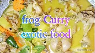 Frog Curry exotic food