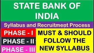 SBI PO Syllabus and Examination Pattern || Official Information 2018||