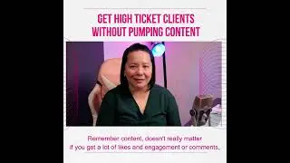 How To Get High Ticket Clients For Your Group Coaching Program Through Content