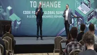 Cristian Cucu (CIO Office Romanian Government) @ Code for All Global Summit, Bucharest 2018