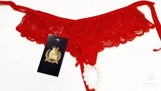 Calcinha Tailandesa P&eacute;rola Fio Rendada Luxo Marca NR Formoso Luxo&reg;