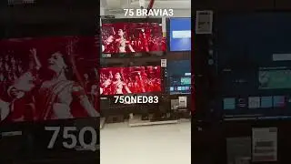 SONY 75BRAVIA3 VS LG 75QNED #SONYVSLG #BRAVIA3 #75QNED