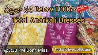 Radhika's Collection  is live Anarkali Dresses 👗Below 1000 Limited Stock Limited Sizes #anarkalisets
