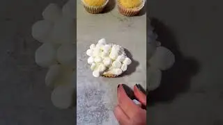 simple cupcake decorating idea for Easter # shorts