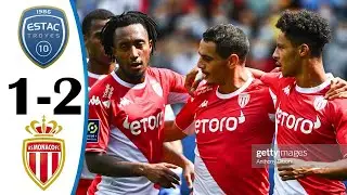 Troyes vs Monaco 1-2 All Goals & Highlights 29/08/2021 HD