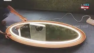 oval shape led mirror | led mirror for bathroom | light mirror for makeup |light mirror | led mirror