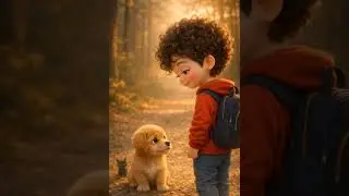 A Kind Boy Saves an Abandoned Puppy 🐶❤️ | Short Story for Kids #Shorts #KidsStory #Kindness #Puppy