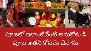 ఈపూజఅతనికోసమే|నూనెఎక్కువపట్టే కుబేరశంఖుచక్రాలదీపాలు|సోమన్న వెంకన్న ఇద్దరూకలసివచ్చారు