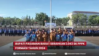 Bupati Pasbar Serahkan 1.043 SK PPPK Pasaman Barat Formasi tahun 2024