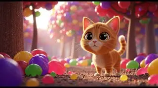 Cookie Cat and the Jellybean Jungle | Fun Sweet Adventure Rhyme for Kids | Nursery Rhymes & Songs