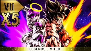 UN POCO TARDE PERO MIRA ESE DAÑO 💥 GOKU Y FREEZER LL ×5 BENCH ZENKAI |DB LEGENDS