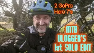 MOUNTAIN BIKE VLOGGER TRIES RAW FOOTAGE SOLO WINTER EDIT *LONGMYND SHROPSHIRE*