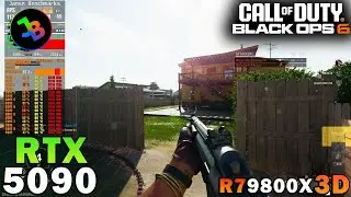 Call of Duty: Black OPS 6 | RTX 5090 | R7 9800X3D | 4K - 1440p - 1080p | Max & Low Settings