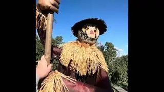 Halloween prop setups day 14: spirit halloween 2024 Mack straw