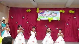 Children's Day Celebration - Action song by LKG kids