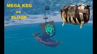 MEGA KEG Blowing up a Sloop! 50+ Kegs lined up EXPLOSION!