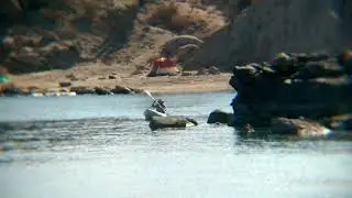 Acampando durante un viaje en kayak de 3 dias en Punta Coyote, La Paz.
