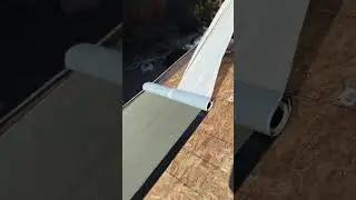 Pro Roofer Installs Ice and Water! 🏡 #roofing #construction #homedecor