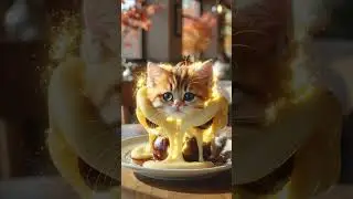 Cat transformation ,Realistic AI Animals, Latest Ai generated videos 2025 , #aishorts