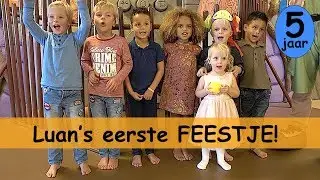 EERSTE DJAMBO KiNDERFEESTJE | Bellinga Family Vlog #776