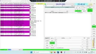 10m FT8 one minute real time 0548UTC 14-11-2024 (KG24)