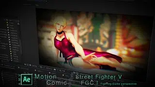 Motion Comic (dynamic) | After Effects Tutorial | Street Fighter V style