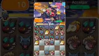 Pokemon Shuffle Mobile Great Challenge Accelgor S Rank ITEMLESS ポケとる スマホ版 アギルダー ノーアイテム