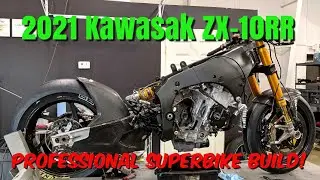 2021 Kawasaki ZX-10RR SBK Pt.4 - Teardown, Billet Gearbox, Suter Swingarm, Superbike Forks & Shock!