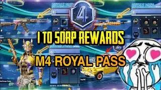 M4 Royal pass 1 to 50 rewards leaks