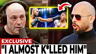 Joe Rogan LOSES IT Watching Andrew Tate's Brutal KO!