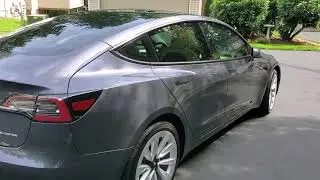 2021 Tesla Model 3 | White Interior | Window Tint: 25% doors, 35% rear | In daylight