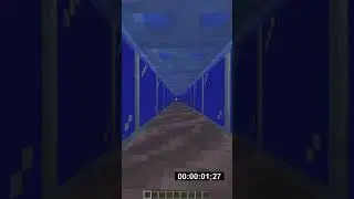World's Fastest Way To Travel In Minecraft (147 blocks/sec) #shorts