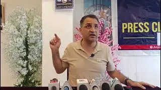 Sandeep Mawa  (United People's party) held Press conference at Press Club of Kashmir 