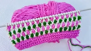 ✨ तीन रंग स्वेटर डिज़ाइन | Latest 3 Color Knitting Sweater Tutorial ✨
