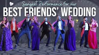 SANGEET PERFORMANCE for our Best Friends Wedding🤍✨ / Mridul & Aditya