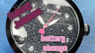 Betsey Johnson Watch - BJ00340-09 - Battery Replacement