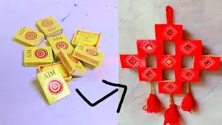 Matchbox craft ideas ||wall hanging craft ideas |best out of waste ||home decoration ideas easy