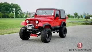 Davis AutoSports JEEP CJ7 / RESTORED / LONG ARM / COILOVERS / DANA 60S FOR SALE
