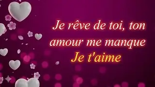Je rêve de toi chaque nuit… Ton amour me manque plus que tout 💔💖