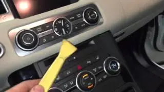 2010 2011 2012 Range Rover  Sport radio central console removal